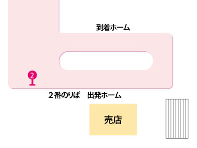 広島バスセンターバスのりば