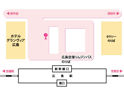 広島駅バスのりば